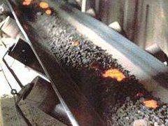 青島輸送帶廠家耐高溫配方，定制加工耐高溫輸送帶100-800℃